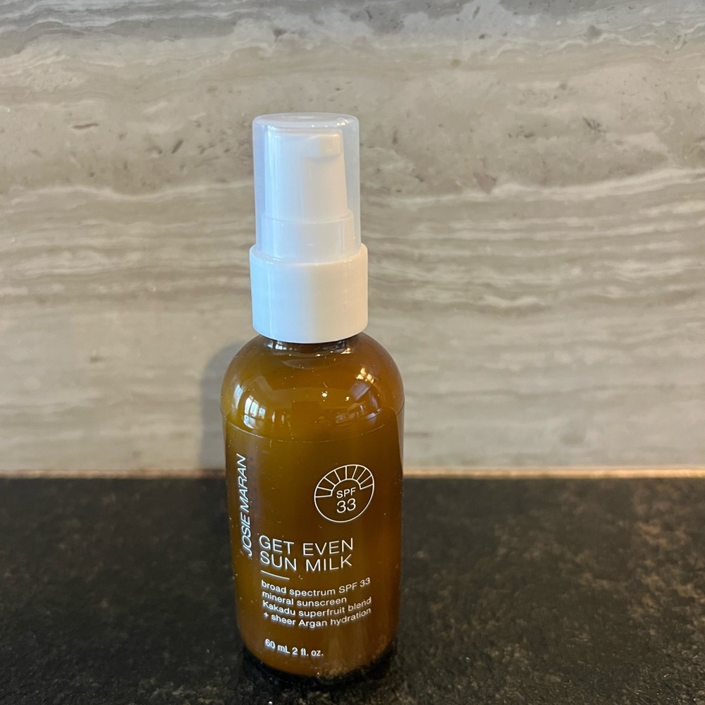 JOSIE MARAN GET EVEN SUN MILK SPF 33, 4 OZ EXP 11/24 NIB